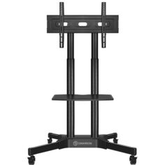 Cтойка для телевизора ONKRON TS1351, с кронштейном, 32-65", мобильная, черная TS1351, с кронштейном, 32-65", мобильная, черная