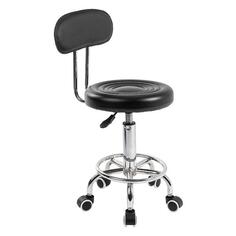 Стул мастера для салонов красоты Gemlux GL-BR-003BK, черный GL-BR-003BK, черный
