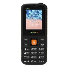Мобильный телефон teXet TM-D400, черный TM-D400, черный