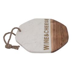 Разделочная доска BORGHOUSE Wine&Cheese, мрамор/акация, 31х31 см (67022) Wine&Cheese, мрамор/акация, 31х31 см (67022)