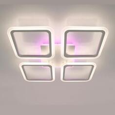 Люстра потолочная Estares Look RGB 120W IP20 4S APP, 556х556х80 мм White (УУ000004401) Look RGB 120W IP20 4S APP, 556х556х80 мм White (УУ000004401)