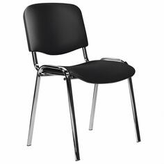 Стул Staff Lite CF-008, хром, кожзам, черный (532567) Lite CF-008, хром, кожзам, черный (532567)