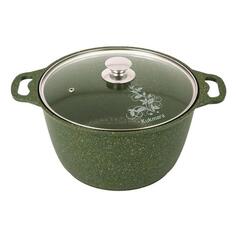 Кастрюля с крышкой KUKMARA Trendy Style Malachite, 6 л (к61tsml) Trendy Style Malachite, 6 л (к61tsml)
