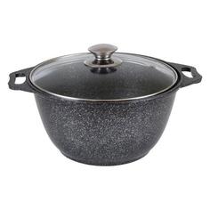 Кастрюля с крышкой KUKMARA кмт32а, 3 л, темный мрамор (545518) кмт32а, 3 л, темный мрамор (545518)