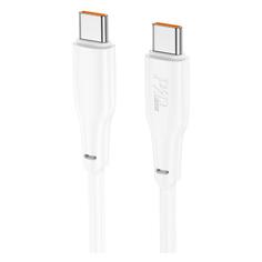Кабель Hoco X93 Force 60W Сharging, 2xUSB Type-C, 2 м, белый (90705) X93 Force 60W Сharging, 2xUSB Type-C, 2 м, белый (90705)