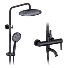 Душевая система Splenka S221, черная S221, черная