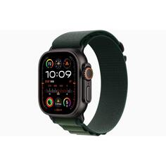 Смарт-часы Apple Watch Ultra 2 49mm Black Titanium Case with Dark Green Alpine Loop, размер Regular Watch Ultra 2 49mm Black Titanium Case with Dark Green Alpine Loop, размер Regular