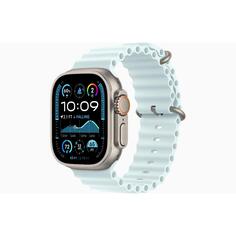 Смарт-часы Apple Watch Ultra 2 49mm Natural Titanium Case with Ice Blue Ocean Band, размер Regular Watch Ultra 2 49mm Natural Titanium Case with Ice Blue Ocean Band, размер Regular