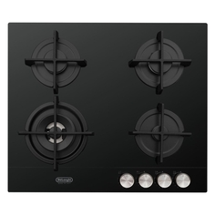 Газовая варочная панель DeLonghi NSL 460 NCM RUS, черное стекло NSL 460 NCM RUS, черное стекло
