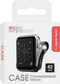 Чехол InterStep для Apple Watch, 42mm, спортивный Black (HWE-AWC42MSL-NP0001O-K100) для Apple Watch, 42mm, спортивный Black (HWE-AWC42MSL-NP0001O-K100)