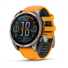 Смарт-часы Garmin Fenix 8 AMOLED Sapphire 47mm Grey/Orange Fenix 8 AMOLED Sapphire 47mm Grey/Orange