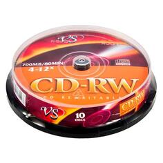 CD-RW диск VS 80 4-12x CB/10 (VSCDRWCB1001) 80 4-12x CB/10 (VSCDRWCB1001)