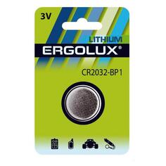 Батарейка Ergolux CR2032, 1,5В (CR2032-BP1) CR2032, 1,5В (CR2032-BP1)