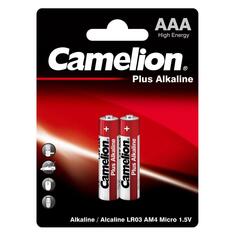 Батарейки Camelion Plus Alkaline ААА (LR03), 2 шт (LR03-BP2) Plus Alkaline ААА (LR03), 2 шт (LR03-BP2)