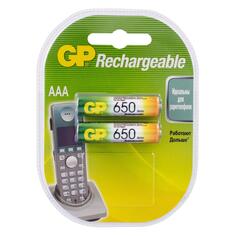 Аккумуляторы GP LR03 (AAA), 650 мАч, 2 шт (65AAAHC-2DECRC2) LR03 (AAA), 650 мАч, 2 шт (65AAAHC-2DECRC2)