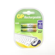 Аккумуляторы GP АAA (HR03), 750mAh, 2 шт (75AAAHC-2DECRC2) АAA (HR03), 750mAh, 2 шт (75AAAHC-2DECRC2)