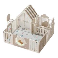 Манеж UNIX Kids DeLuxe House Camel, 150x180 см (PPLXSWH180WC) DeLuxe House Camel, 150x180 см (PPLXSWH180WC)