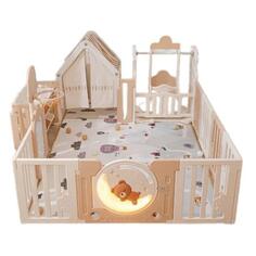 Манеж UNIX Kids DeLuxe House&Storage Camel, 180x200 см (PPLXSWHS200WC) DeLuxe House&Storage Camel, 180x200 см (PPLXSWHS200WC)