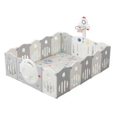 Манеж UNIX Kids Supreme Space, 200x200 см Grey (PPSUSP16GRY) Supreme Space, 200x200 см Grey (PPSUSP16GRY)