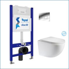 Комплект унитаза с инсталляцией Teymi Lina Vortex F00719 Lina Vortex F00719