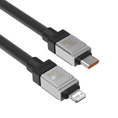 Кабель Baseus CoolPlay Series Fast Charging Cable Type-C/Lightning 1m Black (CAKW000001) CoolPlay Series Fast Charging Cable Type-C/Lightning 1m Black (CAKW000001)