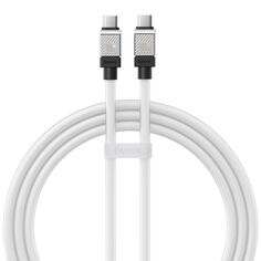 Кабель Baseus CoolPlay Series Fast Charging Cable USB-C/USB-C 100W 1m White (CAKW000202) CoolPlay Series Fast Charging Cable USB-C/USB-C 100W 1m White (CAKW000202)