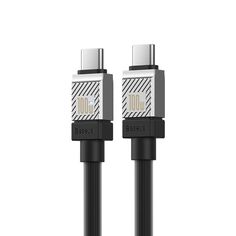 Кабель Baseus CoolPlay Series Fast Charging Cable USB-C/USB-C 100W 2m Black (CAKW000301) CoolPlay Series Fast Charging Cable USB-C/USB-C 100W 2m Black (CAKW000301)