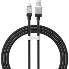 Кабель Baseus CoolPlay Series Fast Charging Cable Type-C/Lightning 1m Black (CAKW000401) CoolPlay Series Fast Charging Cable Type-C/Lightning 1m Black (CAKW000401)