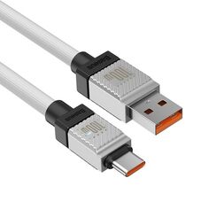 Кабель Baseus CoolPlay Series Fast Charging Cable USB-A/USB-C 100W 1m White (CAKW000602) CoolPlay Series Fast Charging Cable USB-A/USB-C 100W 1m White (CAKW000602)