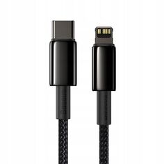 Кабель Baseus Tungsten Gold Fast Charging Data Cable Type-C/Lightning 1m Black (CATLWJ-01) Tungsten Gold Fast Charging Data Cable Type-C/Lightning 1m Black (CATLWJ-01)