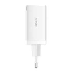 Сетевое зарядное устройство Baseus GaN5 Pro Fast Charger 2C+U 65W White (CCGP120202) GaN5 Pro Fast Charger 2C+U 65W White (CCGP120202)