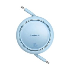 Кабель Baseus Free2Draw Mini Retractable Charging Cable USB-C/USB-C 1m Galaxy Blue (P10364500311-00) Free2Draw Mini Retractable Charging Cable USB-C/USB-C 1m Galaxy Blue (P10364500311-00)