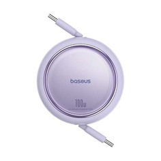 Кабель Baseus Free2Draw Mini Retractable Charging Cable USB-C/USB-C 1m Nebula Purple (P10364500511-00) Free2Draw Mini Retractable Charging Cable USB-C/USB-C 1m Nebula Purple (P10364500511-00)