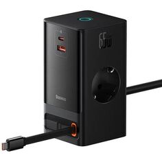 Сетевое зарядное устройство Baseus PowerCombo Digital PowerStrip Black (PSLR000301) PowerCombo Digital PowerStrip Black (PSLR000301)
