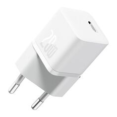 Сетевое зарядное устройство Baseus GaN5 Fast Charger Mini 1C 20W Moon White (P10110900217-Z1) GaN5 Fast Charger Mini 1C 20W Moon White (P10110900217-Z1)