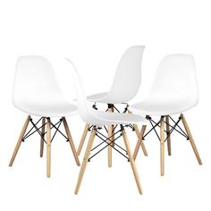 Комплект стульев Ridberg DSW Eames, белый, 4 шт DSW Eames, белый, 4 шт