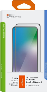 Защитное стекло с рамкой 2.5D InterStep для Xiaomi Redmi Note 9 Black (IS-TG-XIA0RENO9-02AFB0-ELGD00) для Xiaomi Redmi Note 9 Black (IS-TG-XIA0RENO9-02AFB0-ELGD00)
