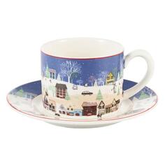 Чайная пара Gipfel Christmas, 250 мл, фарфор (42940) Christmas, 250 мл, фарфор (42940)