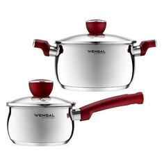 Набор посуды VENSAL кастрюля 3,3 л + ковш 1,1 л, 4 предмета (VS1548) кастрюля 3,3 л + ковш 1,1 л, 4 предмета (VS1548)