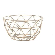 Фруктовница ZDK Kitchen Fruit, 27х27х15,5 см, золотистая (371562) Kitchen Fruit, 27х27х15,5 см, золотистая (371562)
