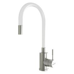 Смеситель для кухни MIXLINE MLSS, белый/хром (542379) MLSS, белый/хром (542379)