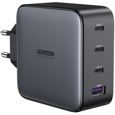 Сетевое зарядное устройство uGreen USB A + 3хUSB C 100W GaN Tech Fast Charger (40747) USB A + 3хUSB C 100W GaN Tech Fast Charger (40747)