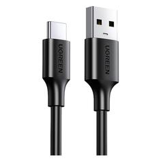Кабель uGreen USB-A 2.0/USB-C Cable Nickel Plating, 1 м, черный (60116) USB-A 2.0/USB-C Cable Nickel Plating, 1 м, черный (60116)