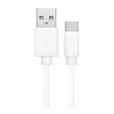 Кабель PERO DC-03 Type-C 2А 2м белый (Fast Charge) ПЕРО
