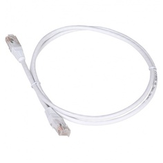 Патч-корд TWT UTP кат.5e 0.5 м, белый (TWT-45-45-0.5-WH)