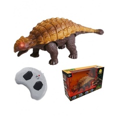 Динозавр ANKYLOSAURUS на РУ (свет,звук) в коробке горят глаза,открывает рот,виляет хвостом,ходит,рычит 6668 Carnival Trading