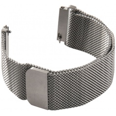 Ремешок Barn&Hollis универсальный магнитный для cмарт часов, 20 mm, металл, серебристый