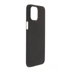 Чехол защитный Red Line для iPhone 12 Pro Max (6.7"), карбон, матовый, серый УТ000021876