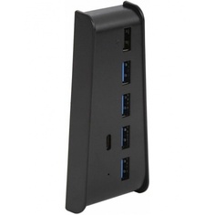 Адаптер Red Line 5в1 USB-хаб для игровой приставки P5, черный (HS-PS5027)