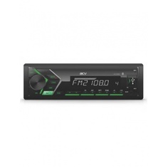 Автомагнитола ACV AVS-814BG 1din/зеленая/Bluetooth/USB/AUX/SD/FM/4*50